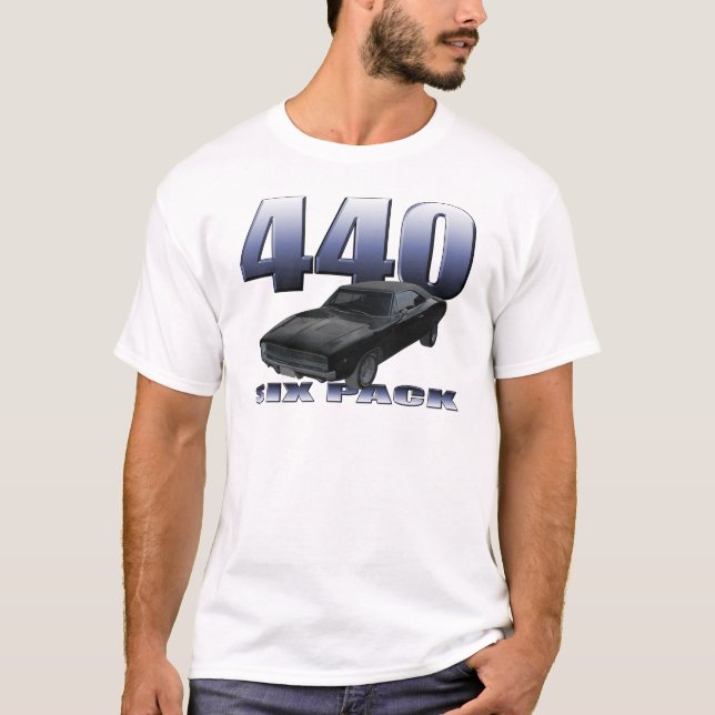 T-shirt chargeur droite de 1968 esquives 440 six paquets (Devant)