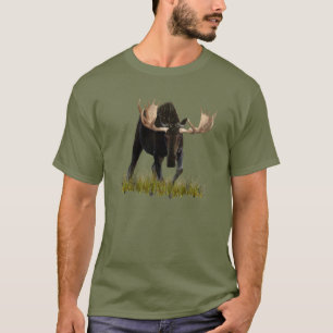 T-shirt Charging Bull Moose