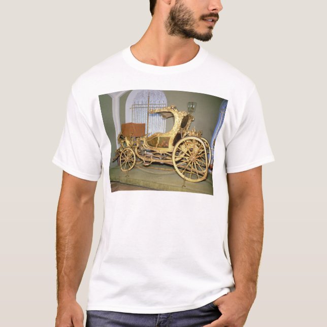 T-shirt Chariot de gondole d'impératrice Catherine II (Devant)