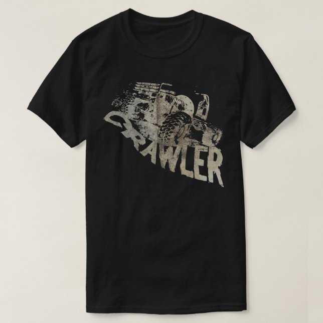 T-shirt Chariot de roche Rc ou échelle à échelle rc camion (Design devant)