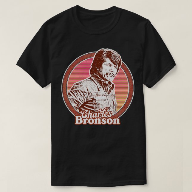T-shirt Charles Bronson Cult Design (Design devant)