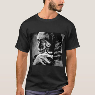 T-shirt Charles Bukowski - noir - citation Postcard.png