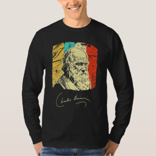 T-shirt Charles Darwin Biologiste naturaliste Retr