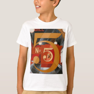 T-shirt Charles Demuth - J'Ai Vu La Figure 5 En Or