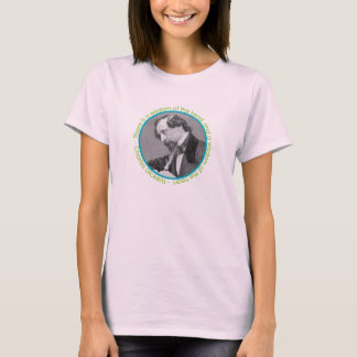 T-shirt Charles Dickens Portrait Avec Citation