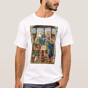 T-shirt Charles VII donnant un document à Jeanne d'Arc