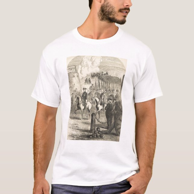 T-shirt Charles XII de la Suède entrant dans Copenhague (Devant)