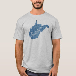 T-shirt Charleston Ouest Virginie-Occidentale Grain de boi