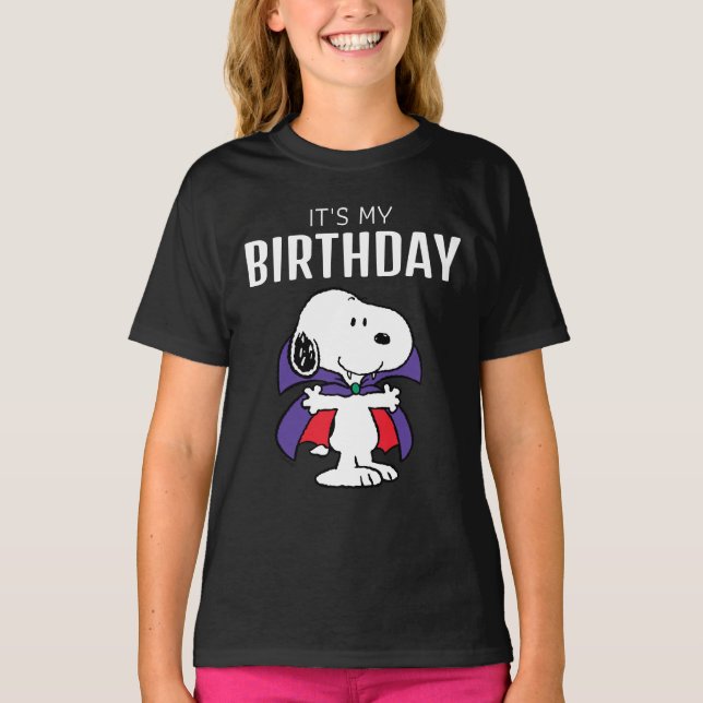 T-shirt Charlie Brown et Gang Halloween fête d'anniversair (Devant)