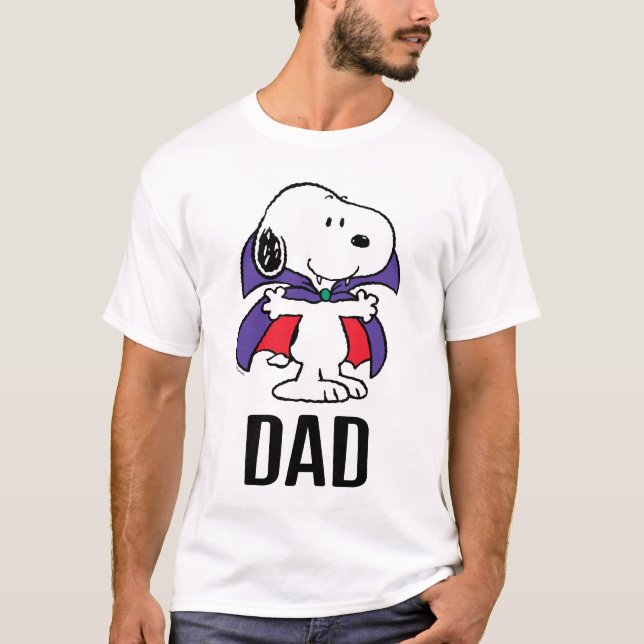 T-shirt Charlie Brown et Gang Halloween père d'anniversair (Devant)