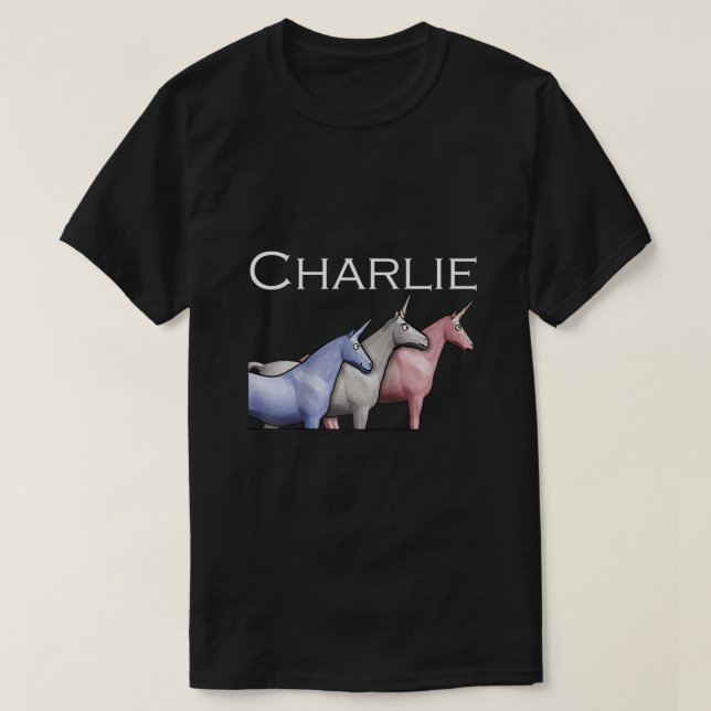 T-shirt Charlie The Unicorns Shun Raglan Baseball Tee (Design devant)