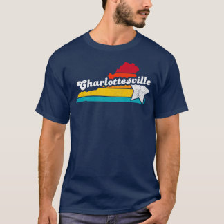 T-shirt Charlottesville Virginie Vintage désistée Souven