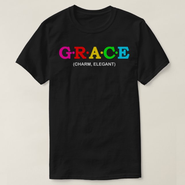 T-shirt Charme de grâce Élégant 1 (Design devant)