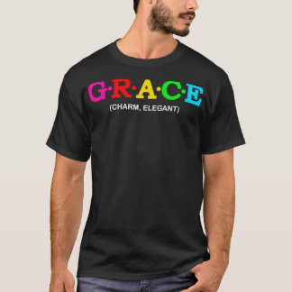 T-shirt Charme de grâce Élégant 1