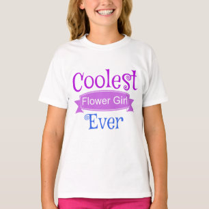 T-shirt Charme Flower Girl