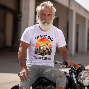 T-shirt Charme sans âge : Je ne suis pas vieux Je suis un