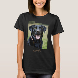T-shirt Charming Labrador Retriever Portrait - Triptych Ar