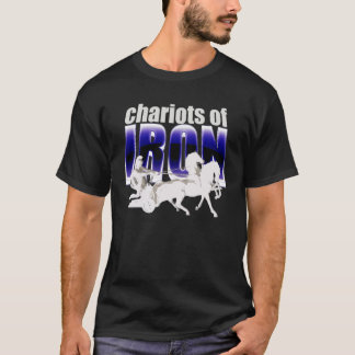 T-shirt Chars de fer - logo - noir
