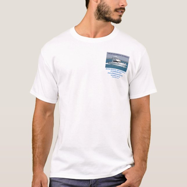 T-SHIRT CHARTE PÊCHANT L'AUSTRALIE (Devant)