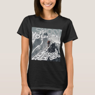 T-shirt Chase Your Everest femmes