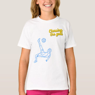 T-shirt Chasing the Goal | Motivational Sports Design for