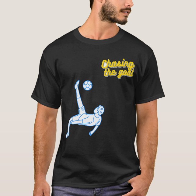T-shirt Chasing the Goal | Motivational Sports Design for  (Devant)