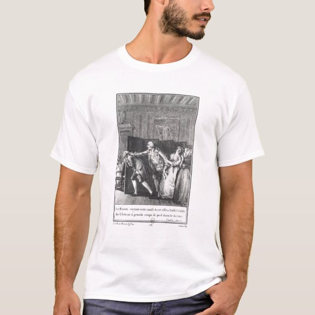 T-shirt Chassa Candide du Chateau de Le Baron (Devant)