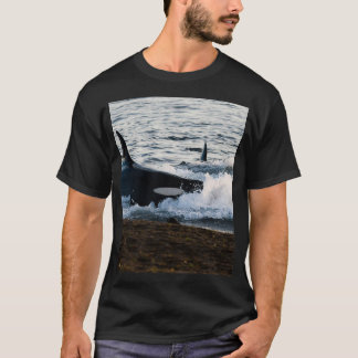 T-shirt Chasse à la baleine tueuse sur le rivage 3