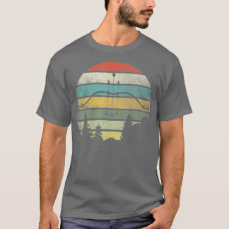 T-shirt Chasse à la boue rétroChasse à l'arc Chasse à la b