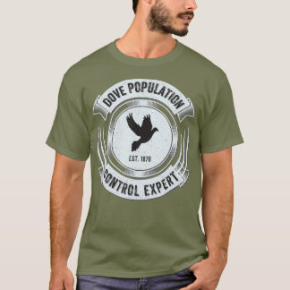 T-shirt Chasse à la colombe amusant en altitude chasseur d