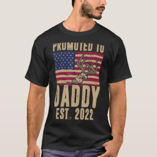 T-shirt Chasse À La Pentecôte Promue À Daddy 2022 Camoufla