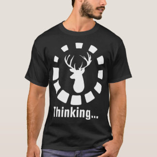 T-shirt Chasse à la tête de cerf drôle