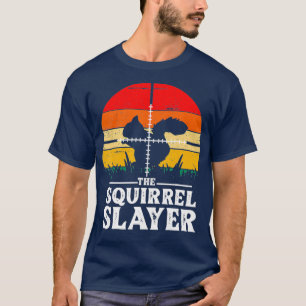 T-shirt Chasse à l'écureuil amusant Écureuil
