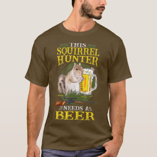 T-shirt Chasse À L'Écureuil Tir À L'Écureuil Et À L'Écureu