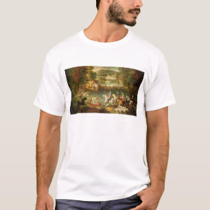 T-shirt Chasse à l'étang de Saint-Jean dans la forêt