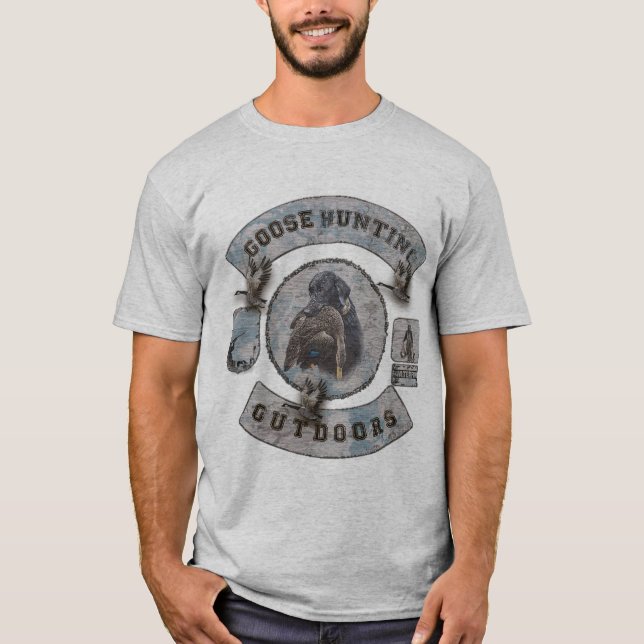 T-shirt chasse à l'oie (Devant)