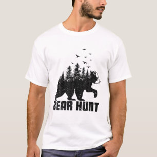 T-shirt Chasse à l'ours forestier - Chasse à l'ours forest