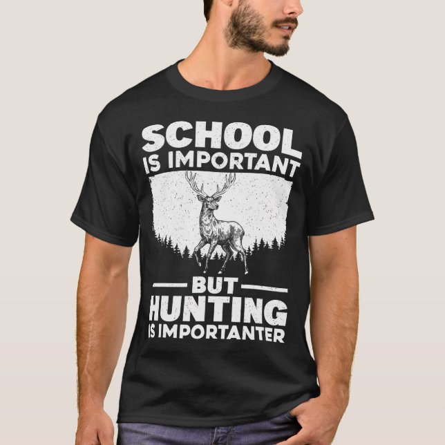 T-shirt Chasse Amusante Art Pour Garçons Hommes Chasseur C (Devant)