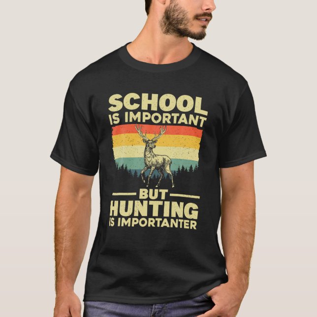 T-shirt Chasse Amusante Art Pour Garçons Hommes Chasseur C (Devant)
