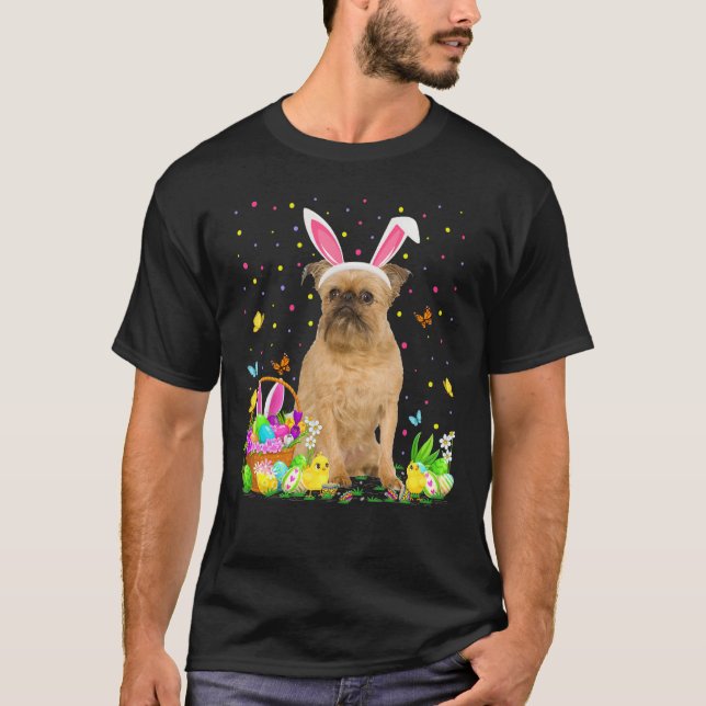 T-shirt Chasse amusante aux oeufs de Pâques Bruxelles Grif (Devant)