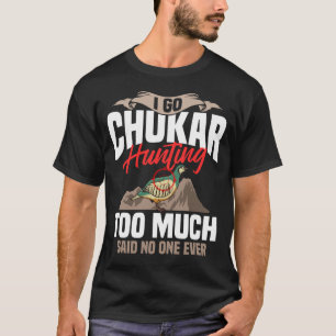 T-shirt Chasse au chukar Chasse aux oiseaux