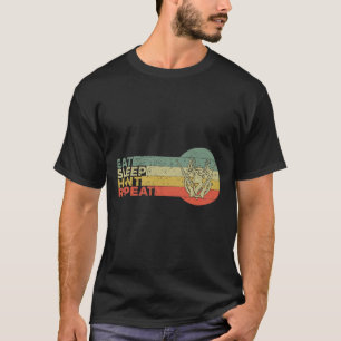 T-shirt Chasse Au Coucher De Soleil Rétro Dit Pour Chasse 