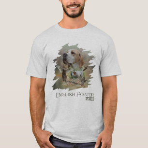 T-shirt Chasse au faisan avec pointeurs, Art