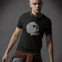 Chasse au fantôme noir et blanc Paranormal Mens cr
