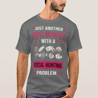 T-shirt Chasse au fossile Chasse au vin Paléontologie Pa