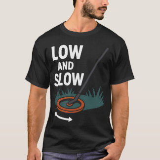 T-shirt Chasse au trésor avec détection de métal lente et 