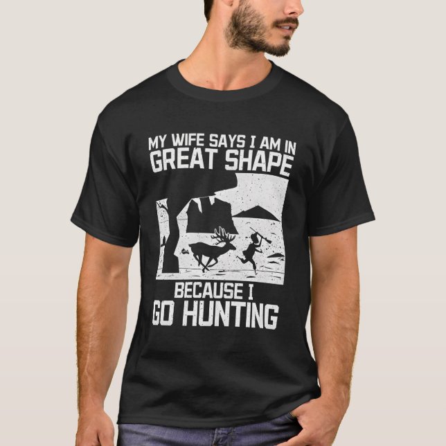 T-shirt Chasse aux cerfs Chasse aux cerfs Chasse aux cerfs (Devant)