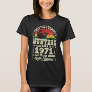 T-shirt Chasse aux cerfs de 52 ans Vintage 1971 52e