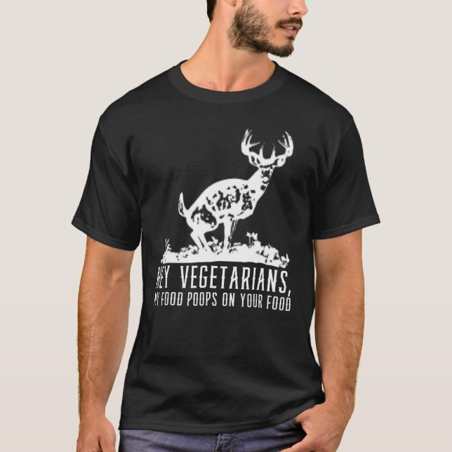 T-shirt Chasse Aux Cerfs Pour Hommes Femmes Chasse Drôle (Devant)
