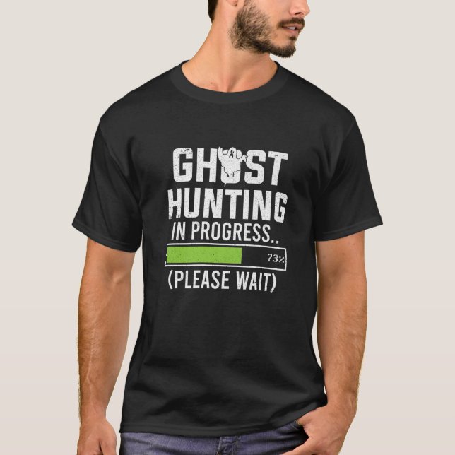 T-shirt Chasse Aux Fantômes En Cours Enquêteur Paranormal (Devant)